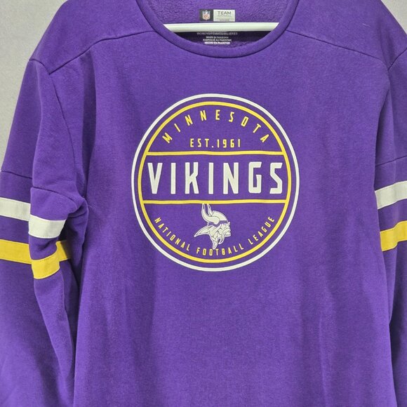 NFL Women's Team Apparel, Minnesota Vikings Sweatshirt, XXL, Purple - Picture 2 of 7